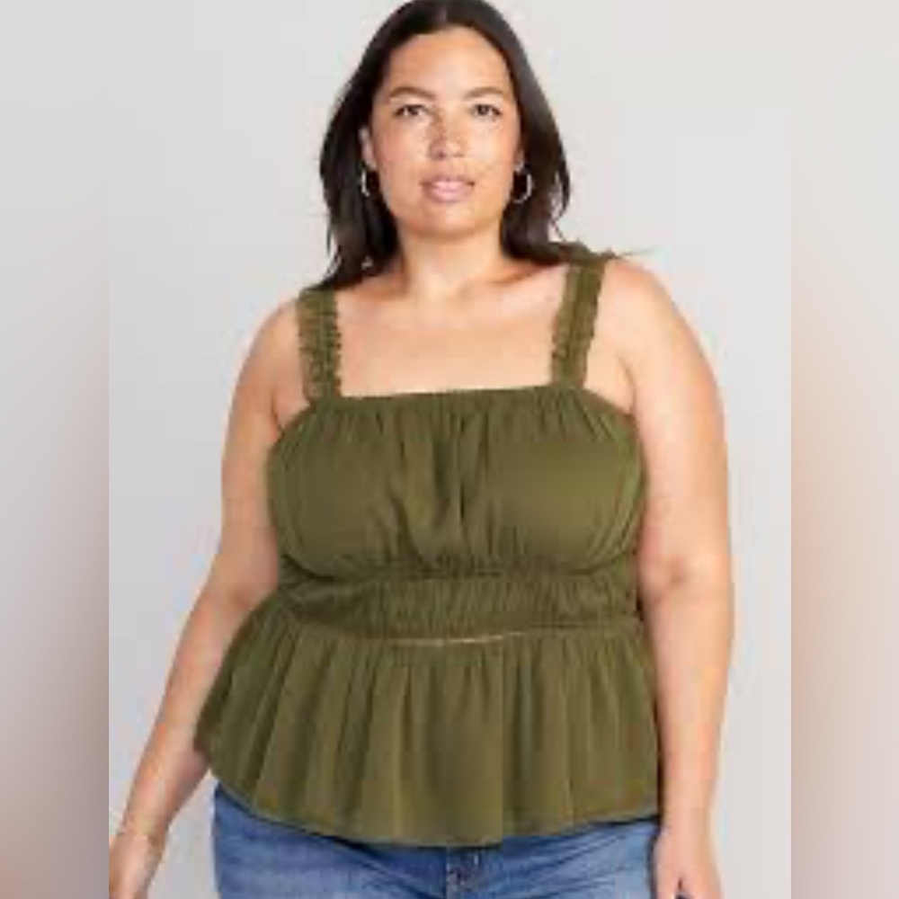 Old Navy Ruffle-Strap Cami Top XL